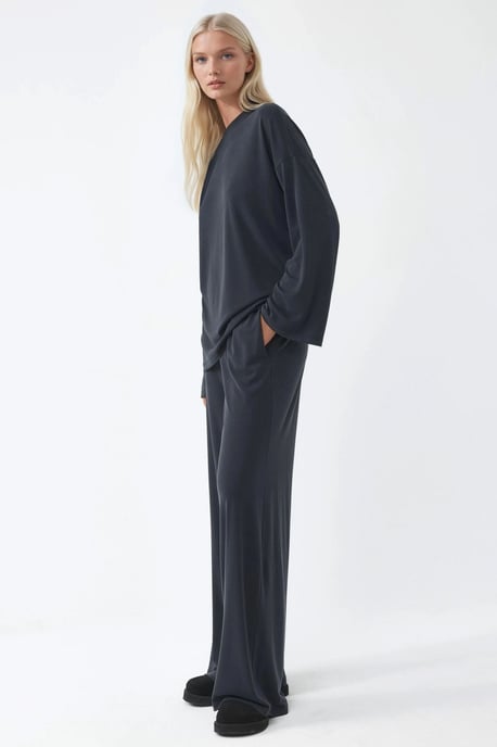 Pull On Straight Leg Pants - Image 2