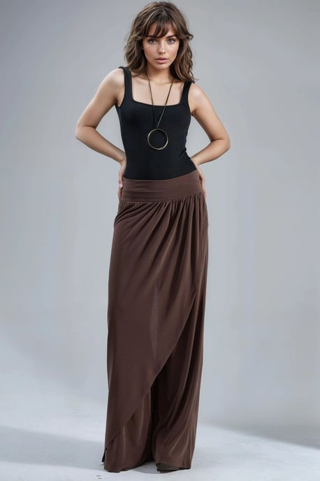 Wide Leg Salwar Pants - Image 2