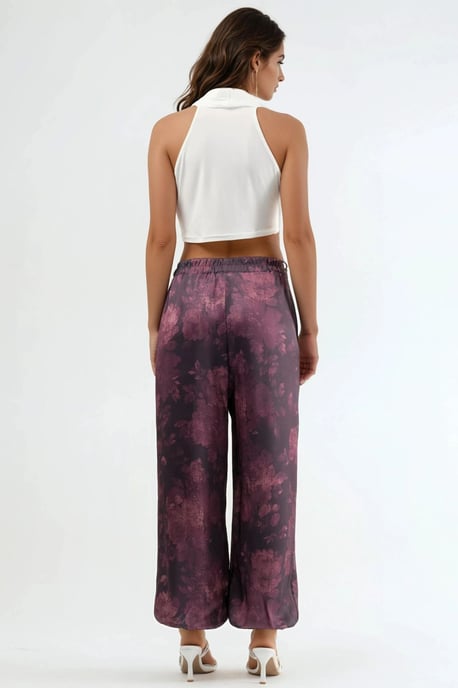 Patroon Baggy Fit Elastische Leggings met Zakjes - Image 3