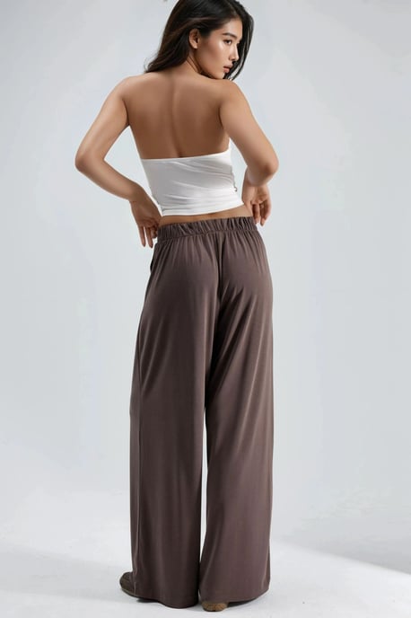 Plissé Wijd Pantalon met Zakken - Image 3