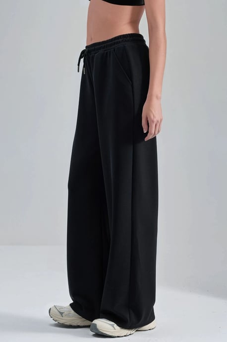Mid Waist Wijde Leg Modal Broek - Image 2