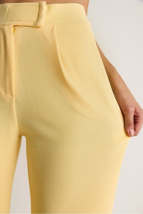 Hoge Taille Wijde Pantalon met Plissee - Image 6