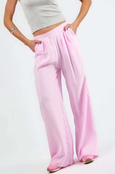 Brede Taille Pantalons met Plissé - Image 1