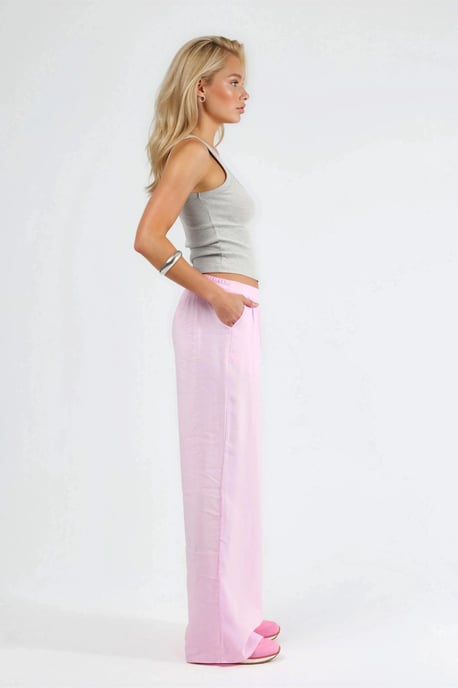 Brede Taille Pantalons met Plissé - Image 2