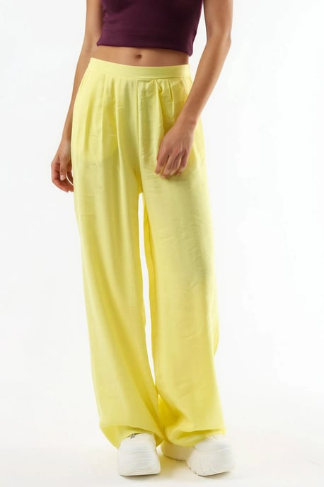 Brede Taille Pantalons met Plissé - Image 1