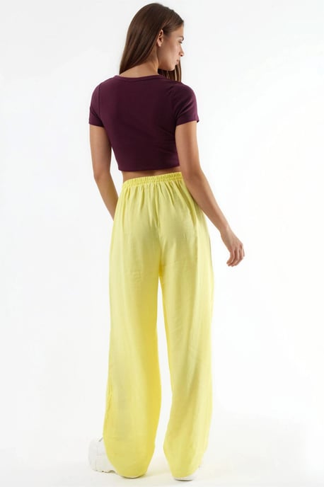Brede Taille Pantalons met Plissé - Image 3