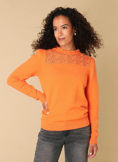 IVY BEAU Rose Tops Mandarin orange - Image 1