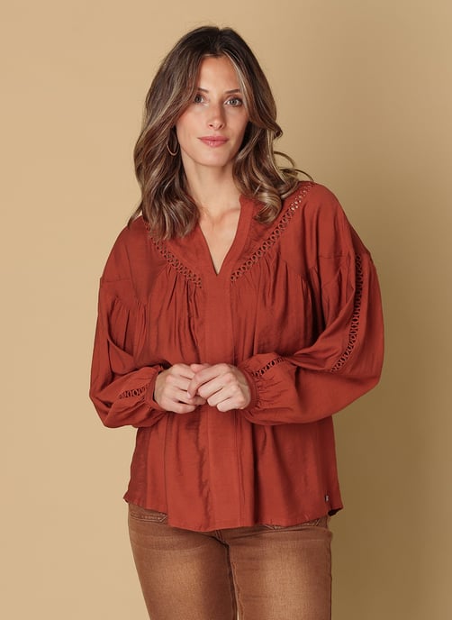 IVY BEAU Soumia Tops Caramel - Image 1