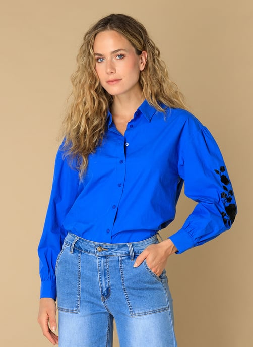 IVY BEAU Eslina Tops Brilliant Blue - Image 1