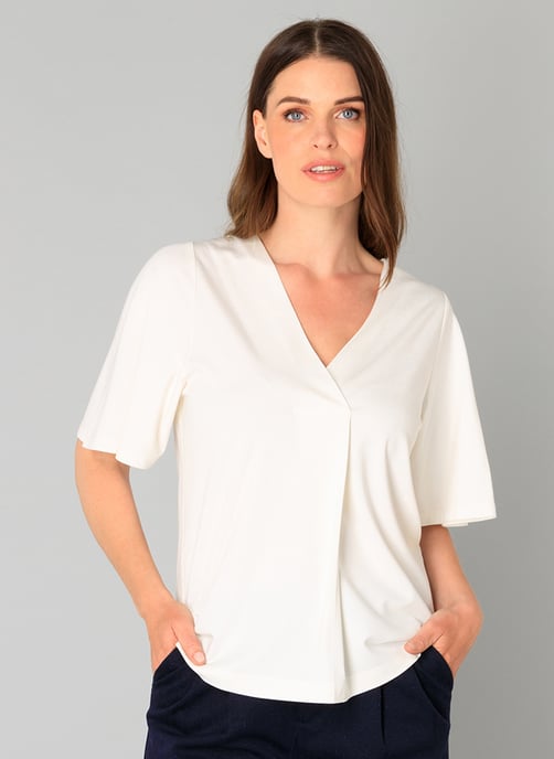 YEST Bryony Tops Off White - Image 1