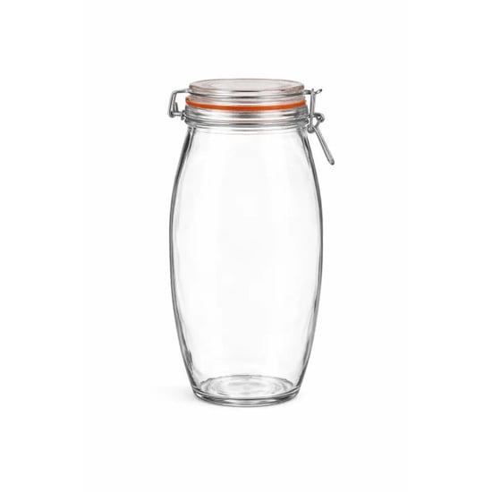 WDMT Weckpotten 1900 ml set van 6 – extra grote glazen voorraadpotten met - Image 4
