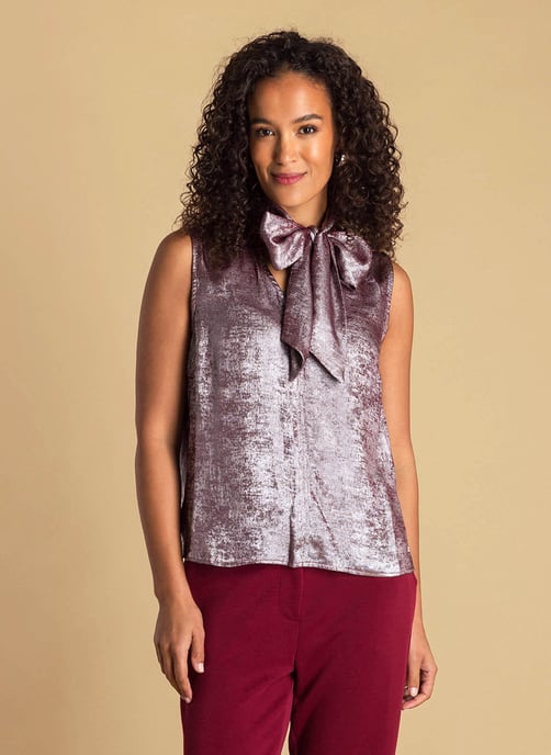 IVY BEAU Amylia Tops Dark Red - Image 1