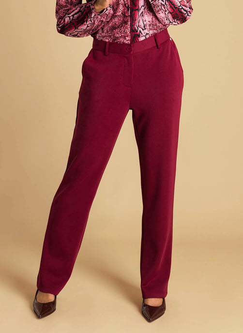 IVY BEAU Ayana Bottoms Dark Red - Image 1