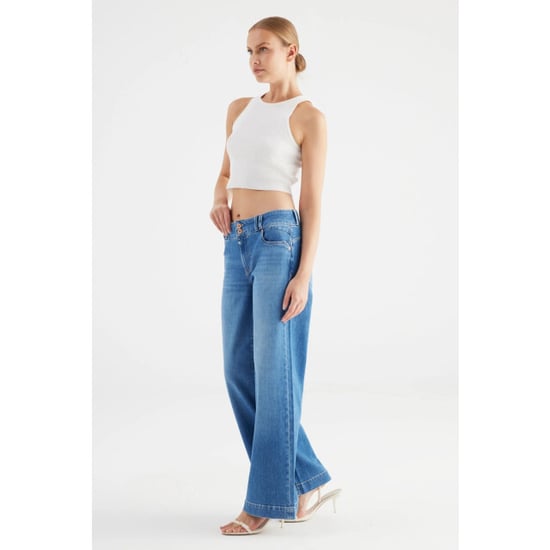 Cup of Joe Carlotta wide leg jeans medium blue - Image 3