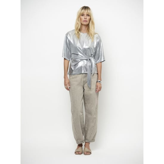 Dante 6 Uxia metallic twist detail top tops 261493 - Image 2