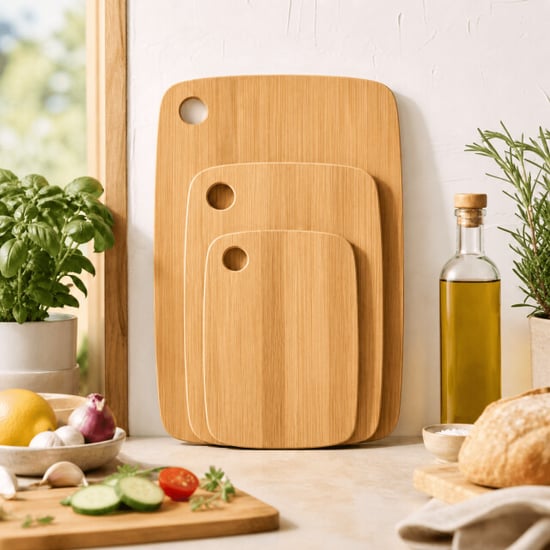 Casa di Elturo Snijplanken set van 3 bambino – bamboe – 33 x 24 cm / 27 x 21 cm / 19,5 x 15 cm - Image 2