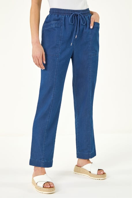 Petite Seam Detail Stretch Jean - Image 4