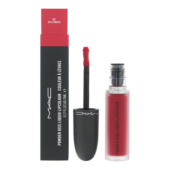 MAC Powder Kiss Liquid Lipstick Lipcolour 5ml - 987 M.A.CSmash - Image 1