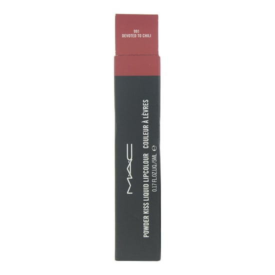 MAC Powder Kiss Liquid Lipstick Lipcolour 5ml - 991 Devoted To Chili - Image 3