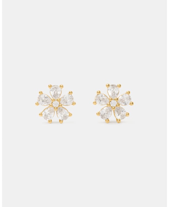 You're A Gem Flower Studs - Image 1