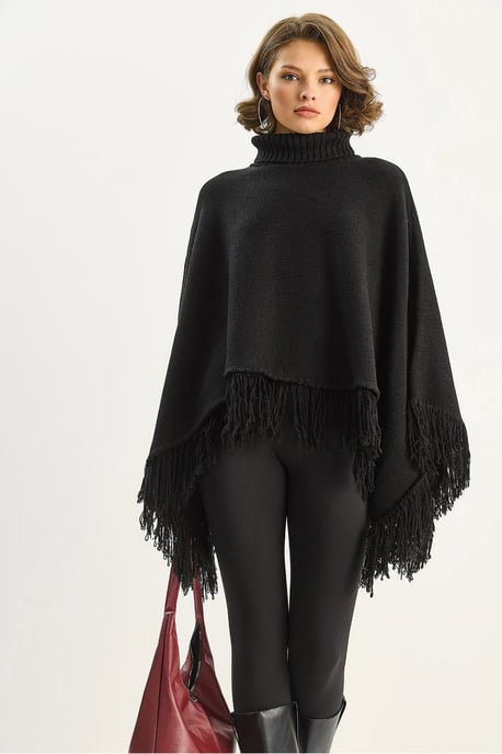 Turtleneck Poncho - Image 5