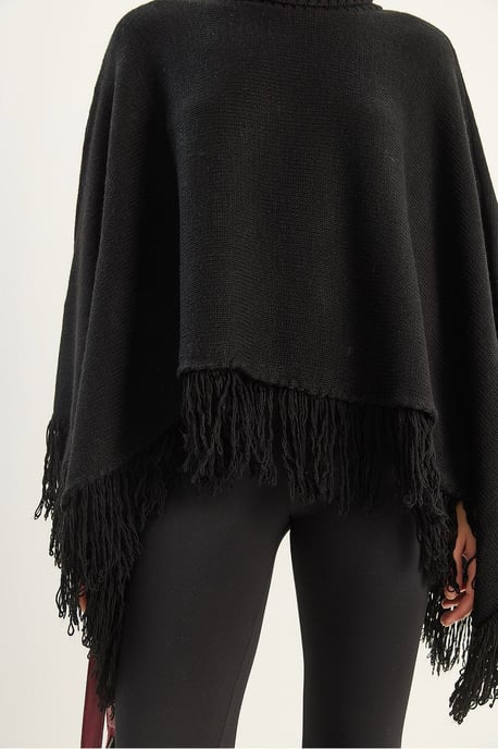 Turtleneck Poncho - Image 6