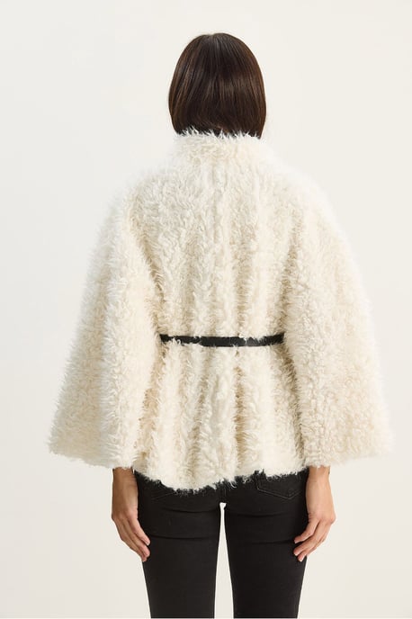 Oversized Pluche Jas met Kraag - Image 6