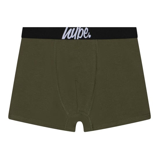 3-Pack Jongens Boxers Zwart, Olijf & All Over Print Zachte Ademend Ondergoed - Image 4