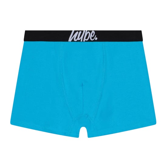 3 Pack Boys Boxers Black, Turquoise & Pool Print Soft Breathable Underwear - Image 5