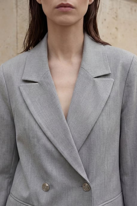 Buttoned Blazer Jacket - Image 4