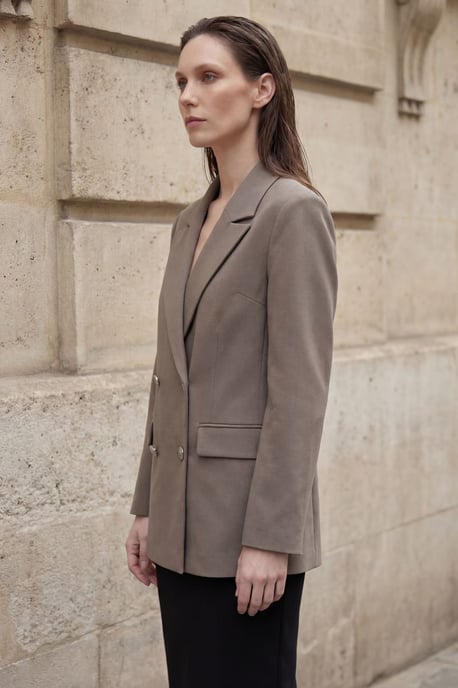 Buttoned Blazer Jacket - Image 3