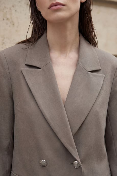 Buttoned Blazer Jacket - Image 4