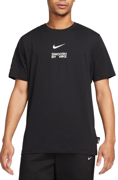Nike Sportswear Swoosh Black Mens T Shirt - Image 1