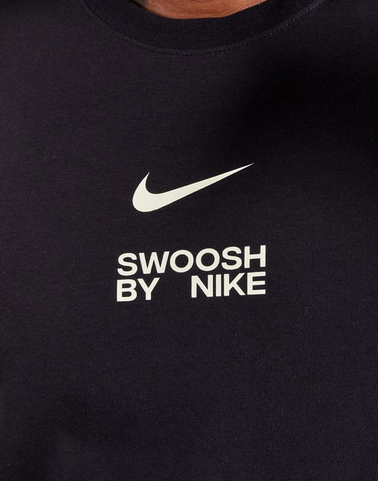 Nike Sportswear Swoosh Black Mens T Shirt - Image 3