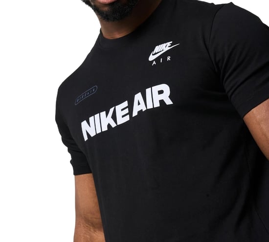 Nike Air Bold Mens Black T Shirt - Image 4