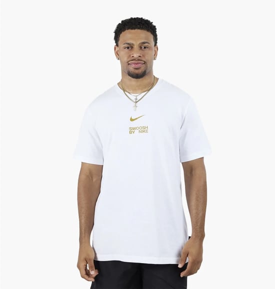 Nike Sportswear Swoosh White Mens T Shirt - Image 1
