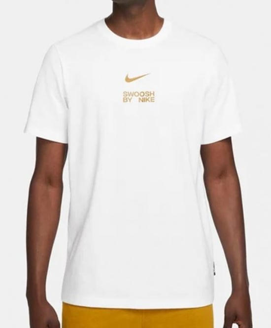 Nike Sportswear Swoosh White Mens T Shirt - Image 2
