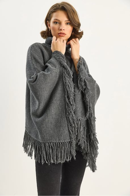 Turtleneck Poncho - Image 4