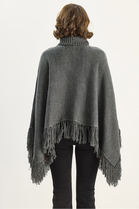 Turtleneck Poncho - Image 6