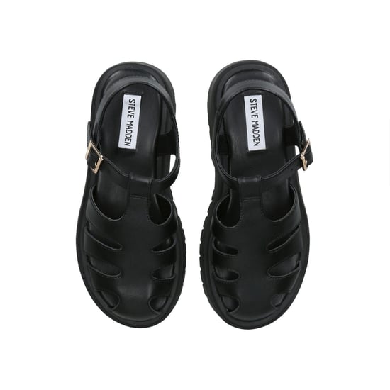 Leather Minsk Black Sandals - Image 2
