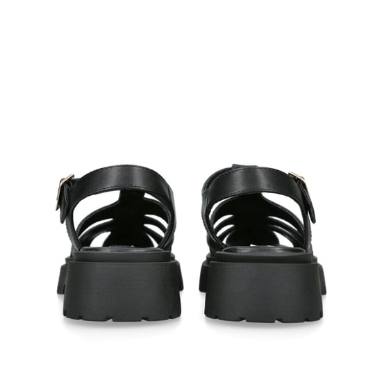 Leather Minsk Black Sandals - Image 3