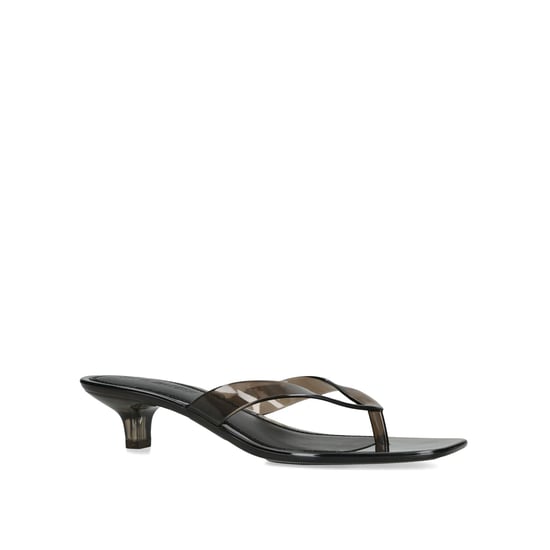 Tracie Jelly Grey Sandals - Image 4