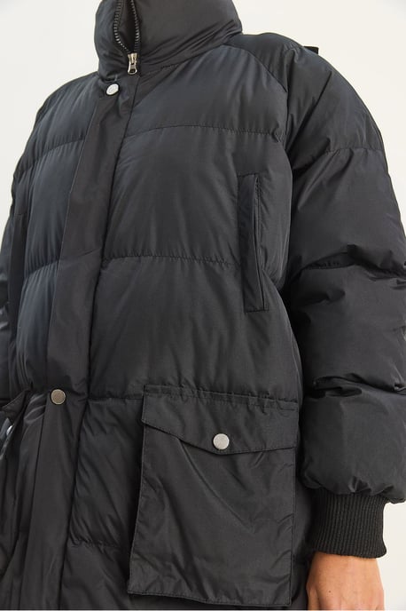 Överdimensionerad Lång Pufferjacka - Image 5