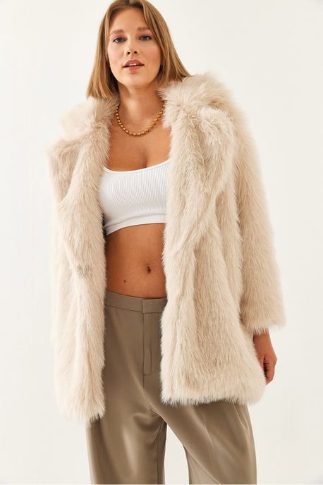 Faux pälsjacka - Image 5