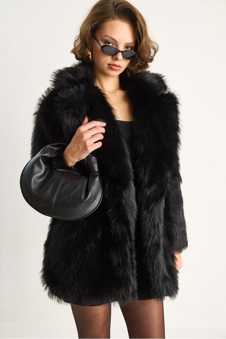 Faux pälsjacka - Image 4