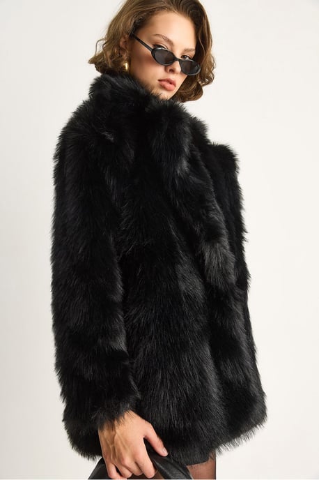 Faux pälsjacka - Image 5