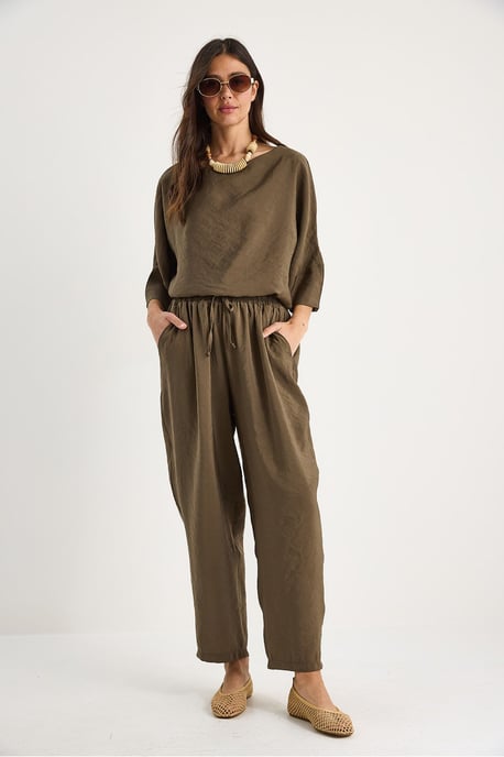 Overmaatse Bootlijn Polyester Twee-delige Set - Image 3