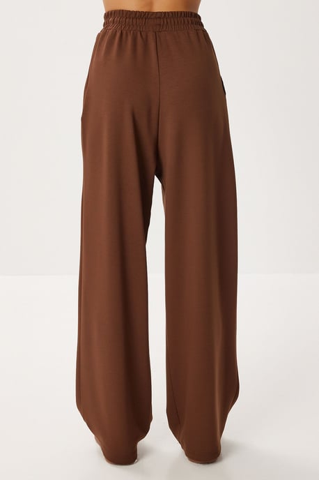 Pocket Detail Jas & Wijdere Broek Twee-delige Set - Image 6
