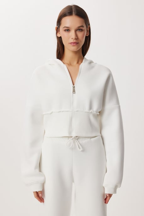 Hoodie och elastiska joggers i set - Image 5