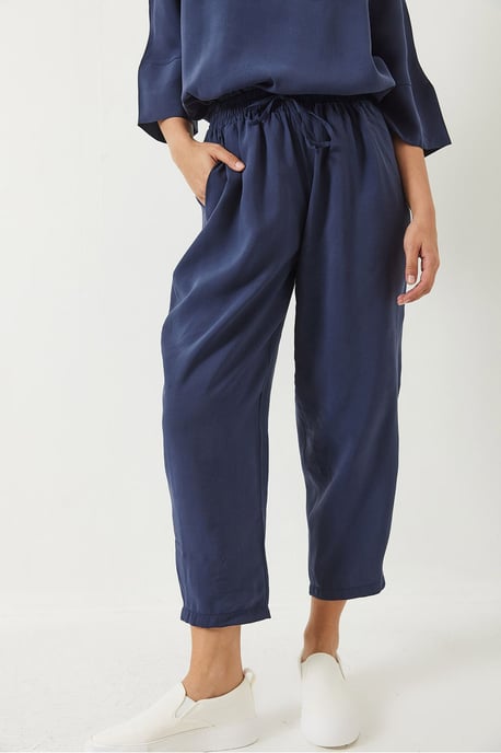 Överdimensionerad Båthals Polyester Tvådelad Koord Set - Image 5